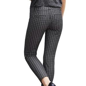 Banana Republic Black Dress Pants Plaid